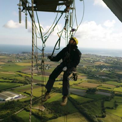 Intervention de grande hauteur sur pylones