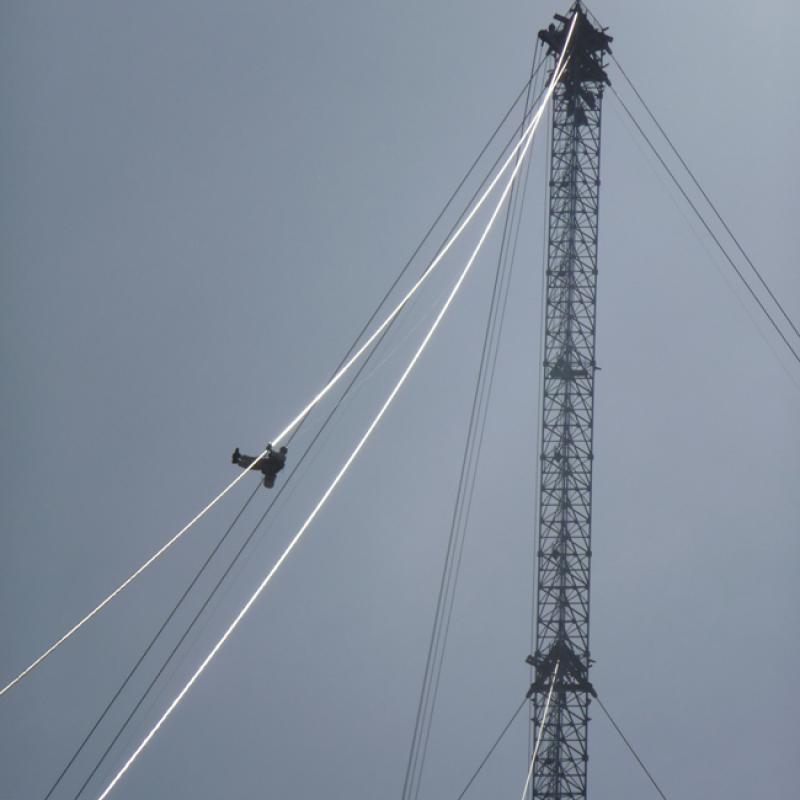 Intervention de grande hauteur sur pylones